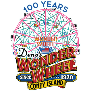 Deno's Wonder Wheel Amusement Park - Logo